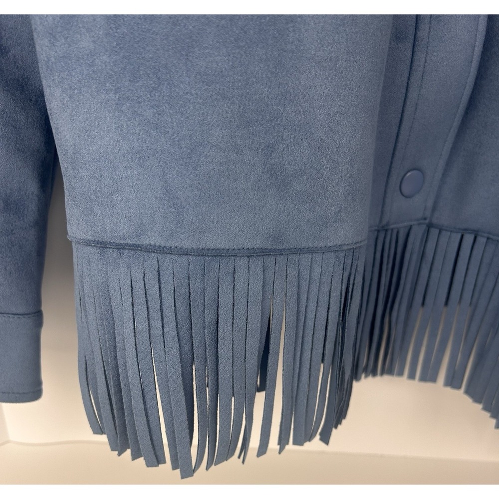 Canyon River blues fringe soft jacket Western Core size‎ L - Picture 2 of 7